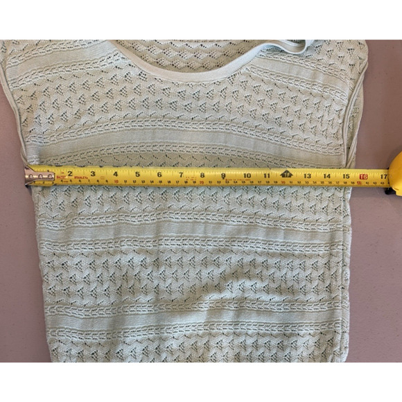 Limited Lightweight Sleeveless Knit Sweater Womens Size M Preppy Beach Casual - Picture 9 of 10